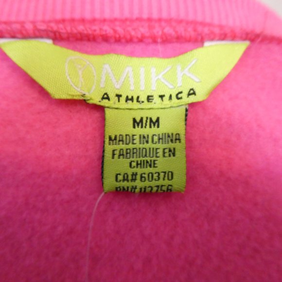 NWT 🆕️ MIKK Athletica Fleece Pullover Laced Yoga Top - Picture 11 of 15